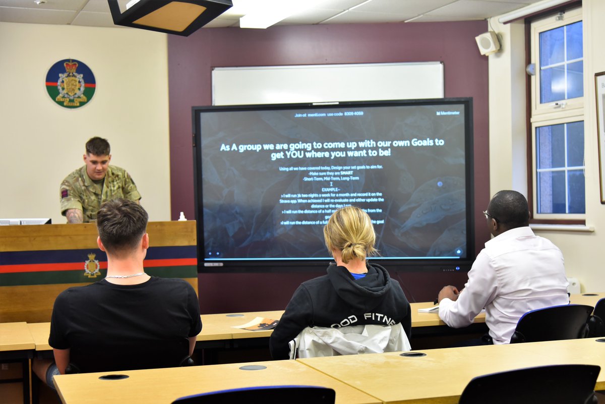 Tonight, the recruits learned goal setting for success in both their civilian and military lives, and the phonetic alphabet.

Are you in #JerseyCI and looking for something different, new friends, new skills? Call 01534447100. Always recruiting!
#ArmyReserve