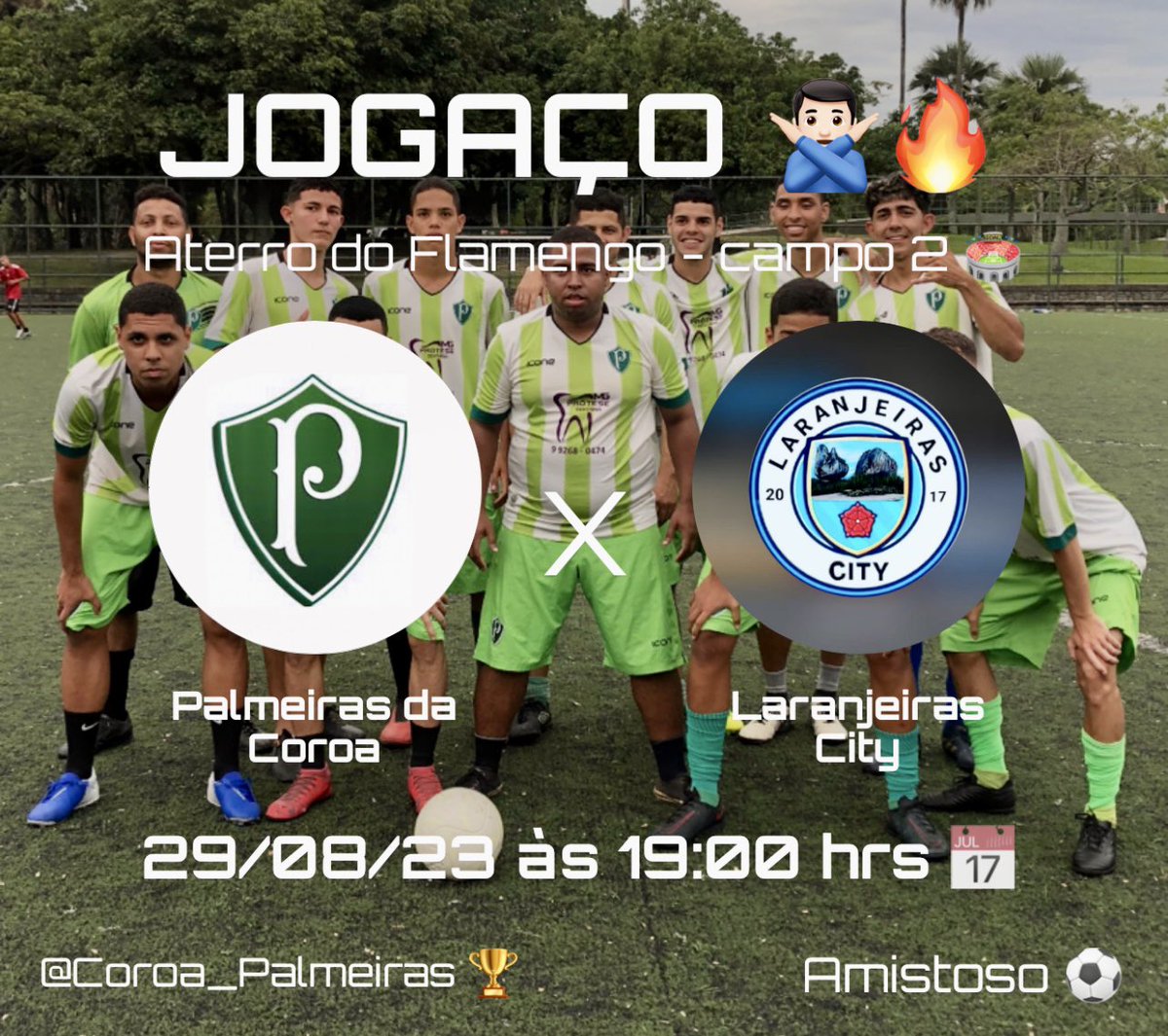 CoroaPalmeiras's tweet photo. Próxima terça feira 🙅🏻‍♂️🙅🏻‍♂️
Jogão para testar a força do nosso time 🔥💪🏼
No Aterro do Flamengo 🏟
Vamos contudo, em busca dessa vitória 💚🤍
#Pra_cima_verdão https://t.co/XAuMKpfVJi