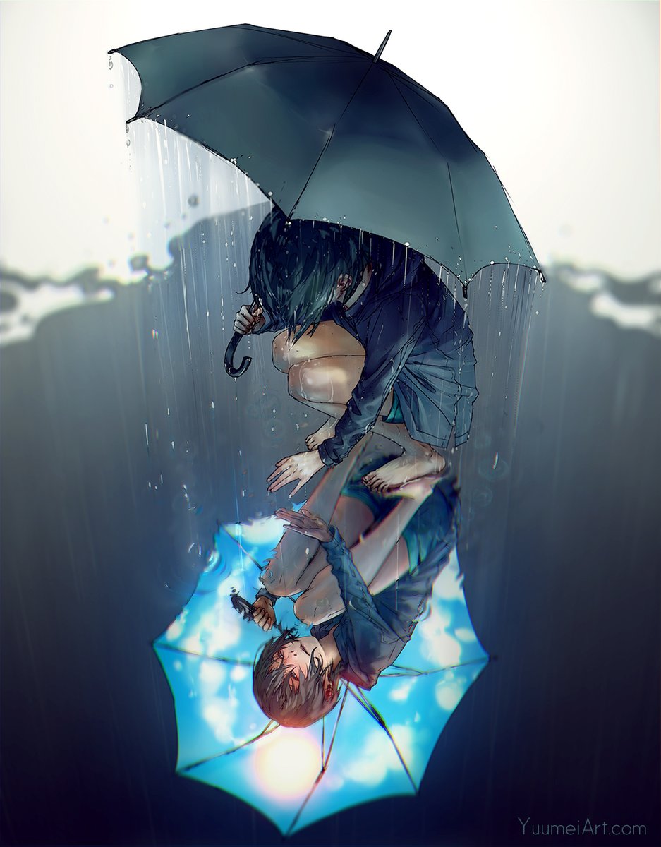Yuumei_Art's tweet photo. Rain on My Sunshine https://t.co/KiR7XP7CNT