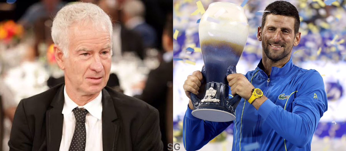 John McEnroe: “Novak Djokovic looked amazing in Cincinnati final. It was extremely hot &amp; was struggling with heat. He somehow found a way. It's unbelievable that he is so good at this age. The way he looks, it looks like he can do it 3-4 more years. It's unprecedented.”