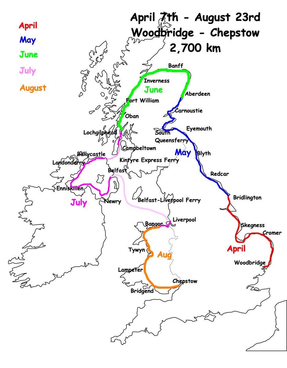 For those interested in the route
