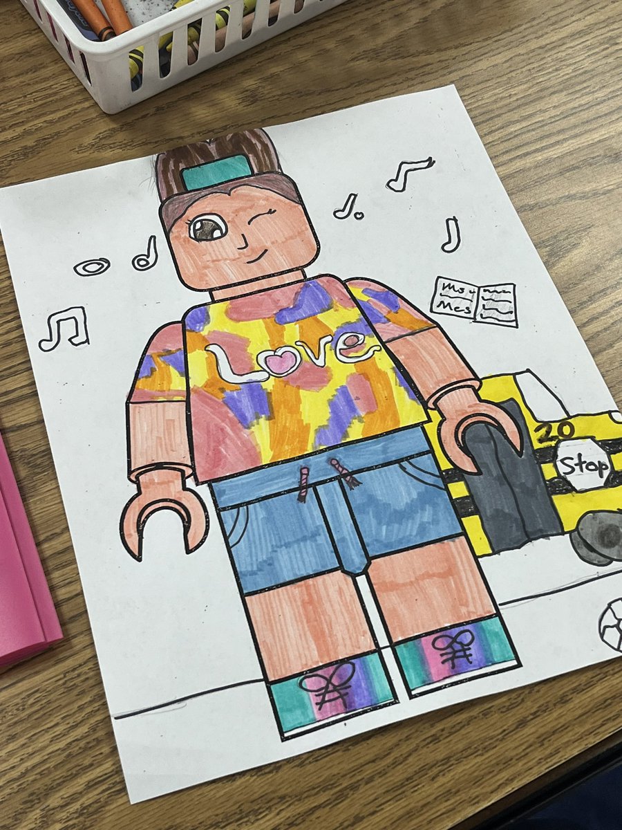 cmrilling's tweet photo. Lego portraits are always a hit in third @meshornets https://t.co/Ob6E2VcKsN