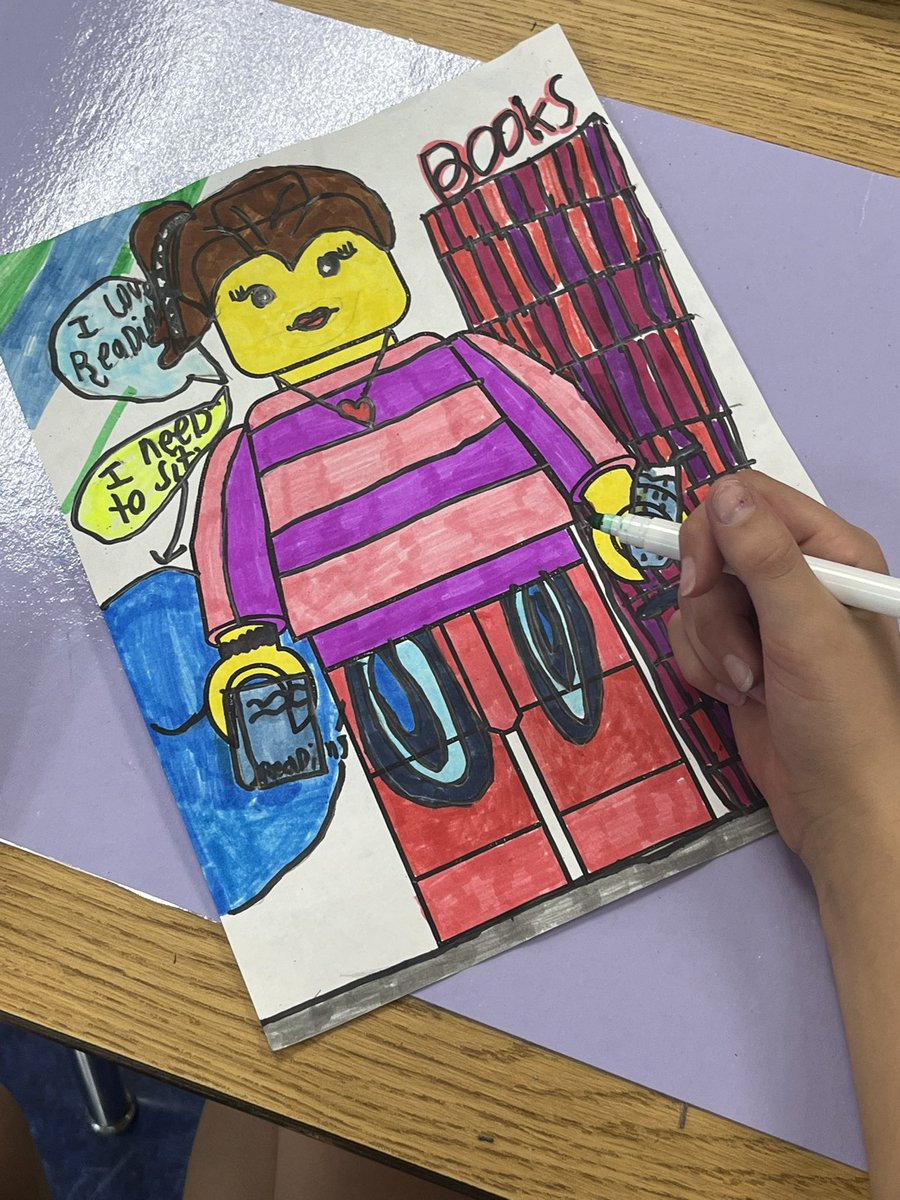cmrilling's tweet photo. Lego portraits are always a hit in third @meshornets https://t.co/Ob6E2VcKsN