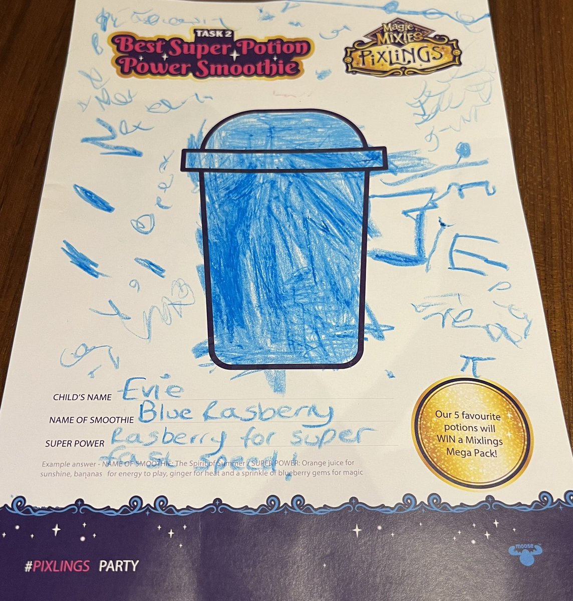 BeckySnowden2's tweet photo. #pixlingsparty #comeround #supermoosetoys Super potion power smoothies for our pixling party 🧚 https://t.co/NIFB0SJSO7