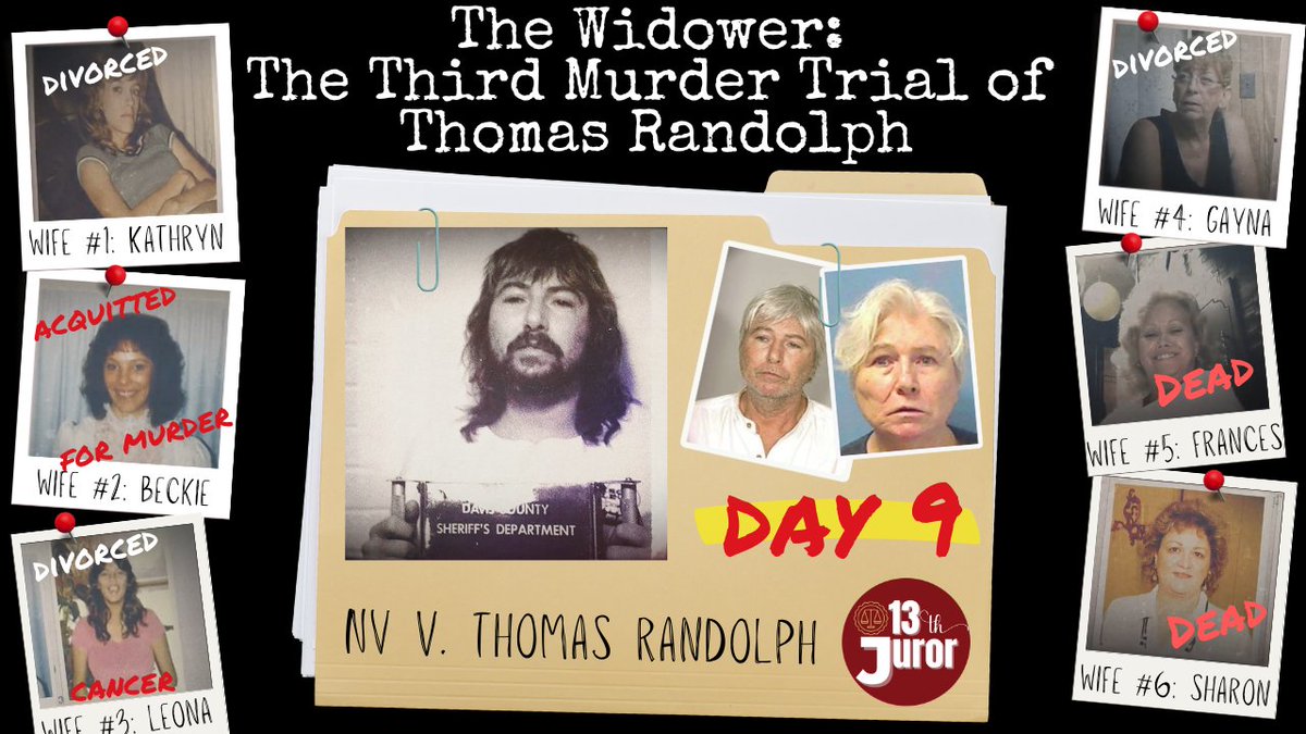 BrandiNChurch's tweet photo. CLOSING ARGUMENTS in #ThomasRandolphTrial. Will this former death row inmate walk free, or is prison his #ForeverHome? Join us now! https://t.co/PBWGWoubaT #ThomasRandolph #TheWidower #SixthWifeMurderTrial #Thommie https://t.co/ZUzOvIjaTo