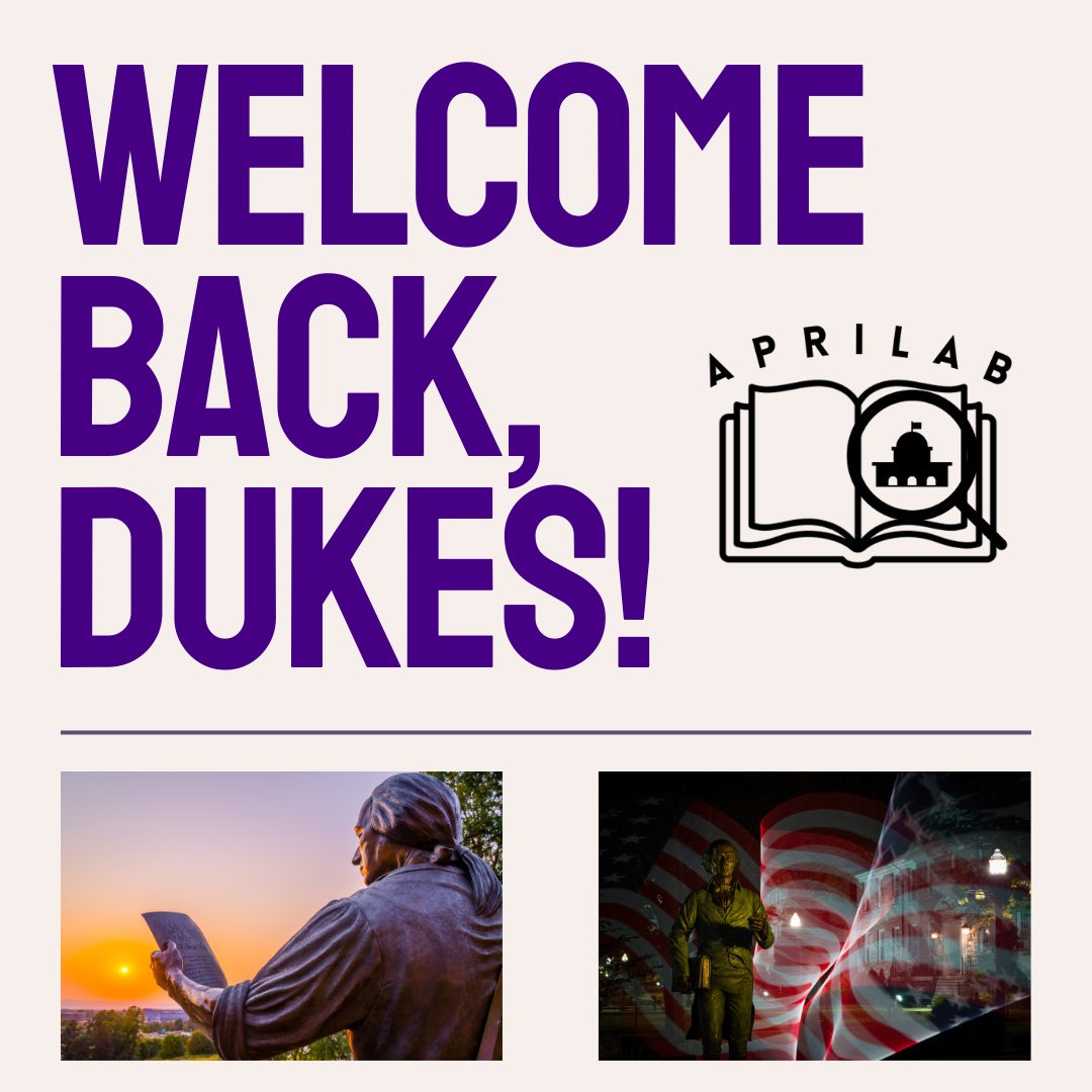 APRILab_JMU's tweet photo. Happy first day of class! We are so excited to get back to work here in the APRILab! #PoliticsImproved #FDOC #JMU https://t.co/jKayrGB4Mg