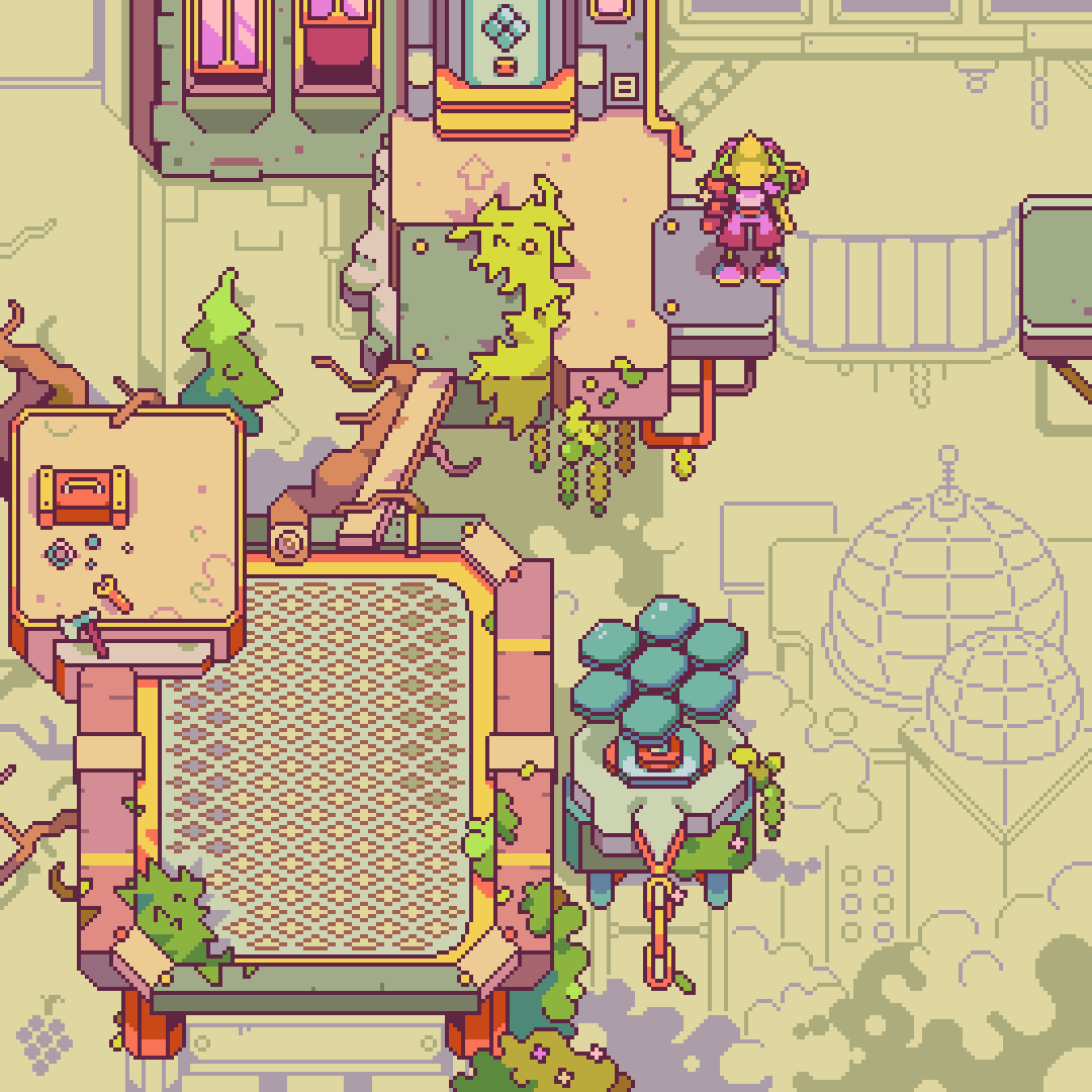 retr0grape's tweet photo. solarpunk๐ฑ๐
ยฐ
#pixelart #gamedev #indiedev #indiegame #IndieGameDev #gamedevelopment #ใฒใผใ ๅถไฝ #pixel #aseprite #digitalart #art #illustration #pixel_dailies #pixelartist #pixelartday #ใใใ็ตต #ใใใใฎๆฅ #environment #pixelscene #solarpunk #palette #concept #colorpalette https://t.co/lgBukhiEn5