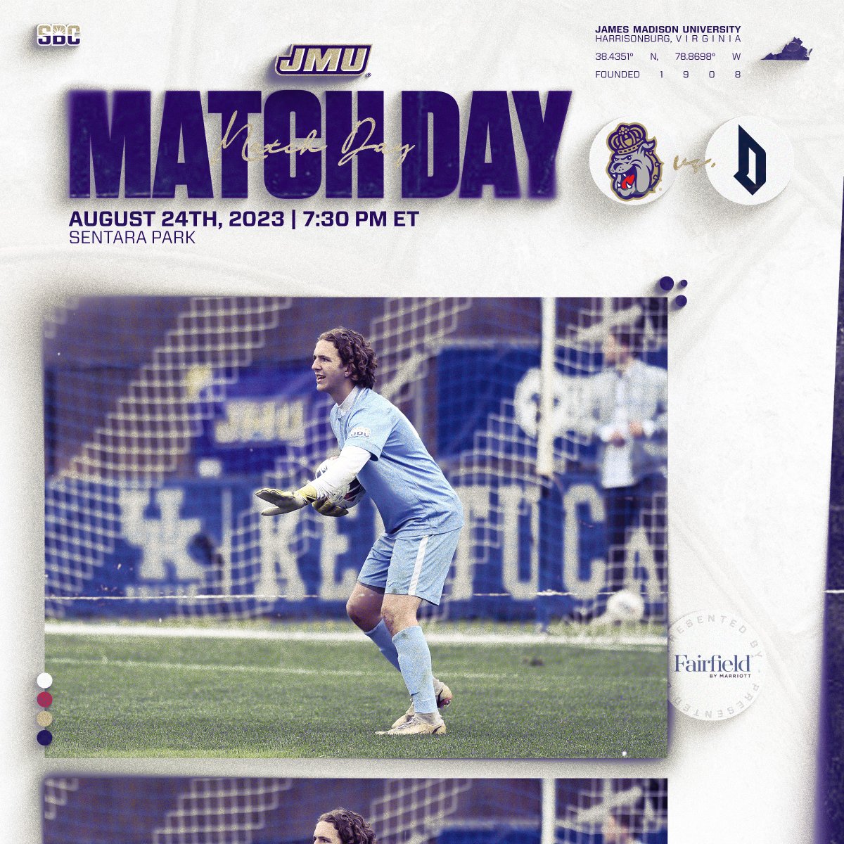 Wake up y'all, first match day post of the season just dropped! 🆚 Duquesne 📍 | Sentara Park 🕒 | 7:30 p.m. 🖥️ | es.pn/45cELQZ 📊 | bit.ly/47Vlp4K 🎁 | Team poster giveaway #GoDukes