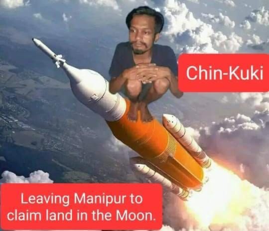 ManNong1111's tweet photo. Moon Veng for #KukiInfiltrators or @ZoramthangaCM ? 
😂😂😂😂😂😂😂

#NRCFirstTalkLater 
#InfiltrationHataoBharatBachao 
#ManipurBurning #Manipur_Violence #SaveMeitei https://t.co/398Ek5kWB1