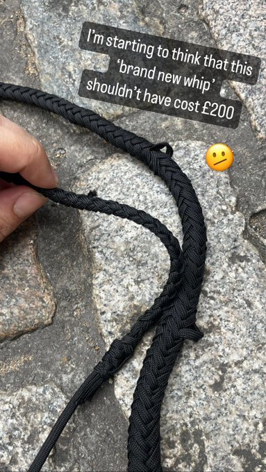 So fellow #Whip enthusiasts and whip makers  Would you be happy to pay &pound;200 for a 4ft whip&hellip; That&rsquo;s supposed<a href="/tag/whip"class="tags">#Whip</a>