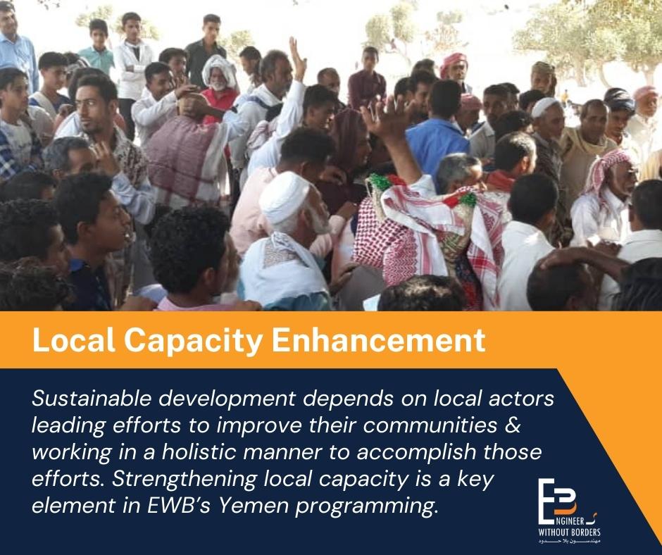 #Local_Capacity_Enhancement
 <a href="/ewb_i/">Engineers Without Borders International</a> <a href="/ewbuk/">Engineers Without Borders UK</a>  <a href="/wfeo/">World Federation of Engineering Organizations</a> <a href="/USAID/">USAID</a> <a href="/GlobalGoalsUN/">Global Goals</a> <a href="/uclg_org/">United Cities</a> <a href="/UCLGMEWAorg/">United Cities and Local Governments | MEWA Section</a> @WBG_Cities <a href="/UNEP/">UN Environment Programme</a>