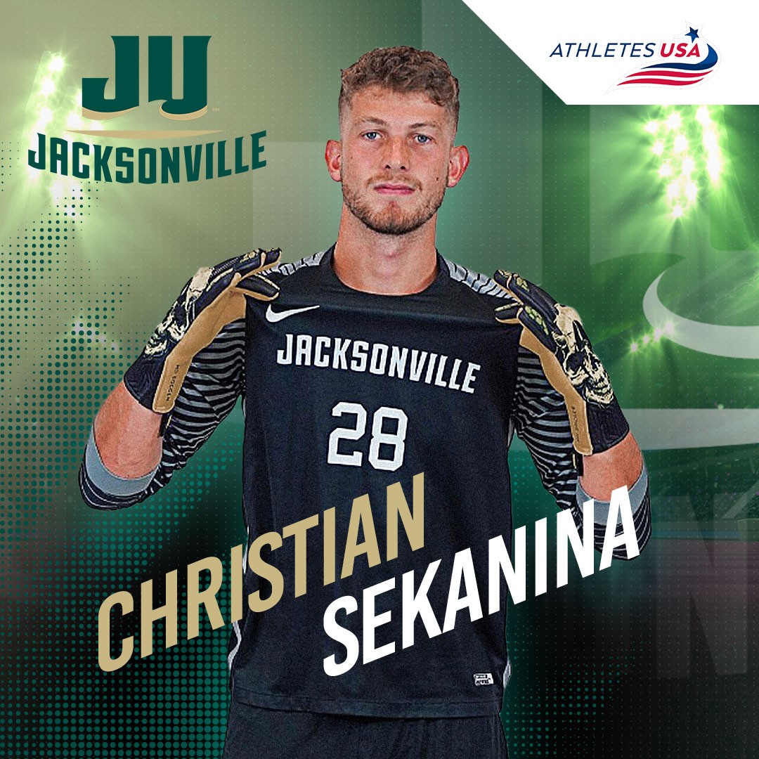 Christian Sekanina - Jacksonville University ✍️✅🥳

🏆 NCAA Division I – Atlantic Sun Conference
📍 Jacksonville, Florida
💥 1934
👩🏻‍🎓👨🏻‍🎓 2.938
💰 47 Millionen $

#athletesusa instagram.com/p/CwTGXuftaAF/