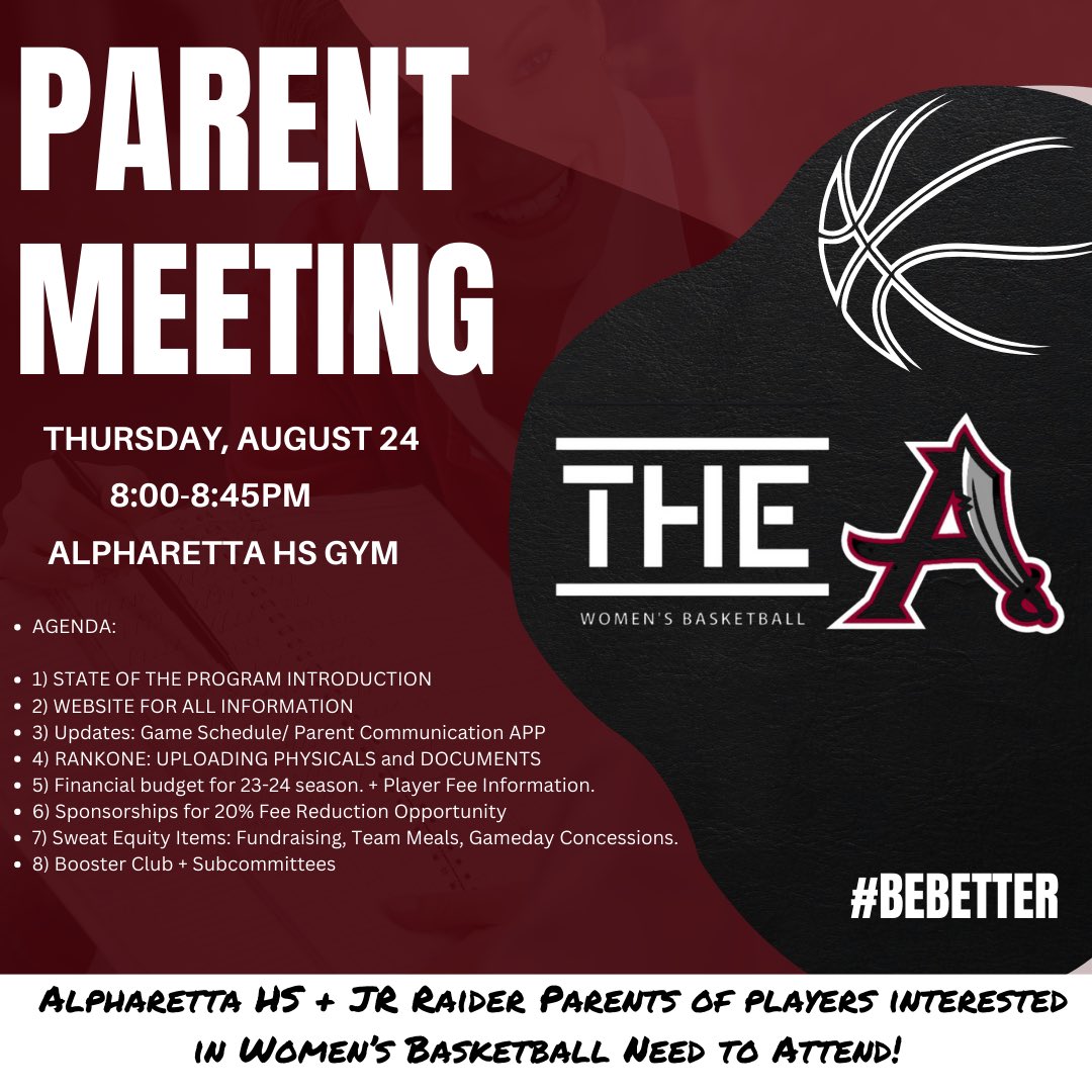 Attendance is important! Hope to see everyone there