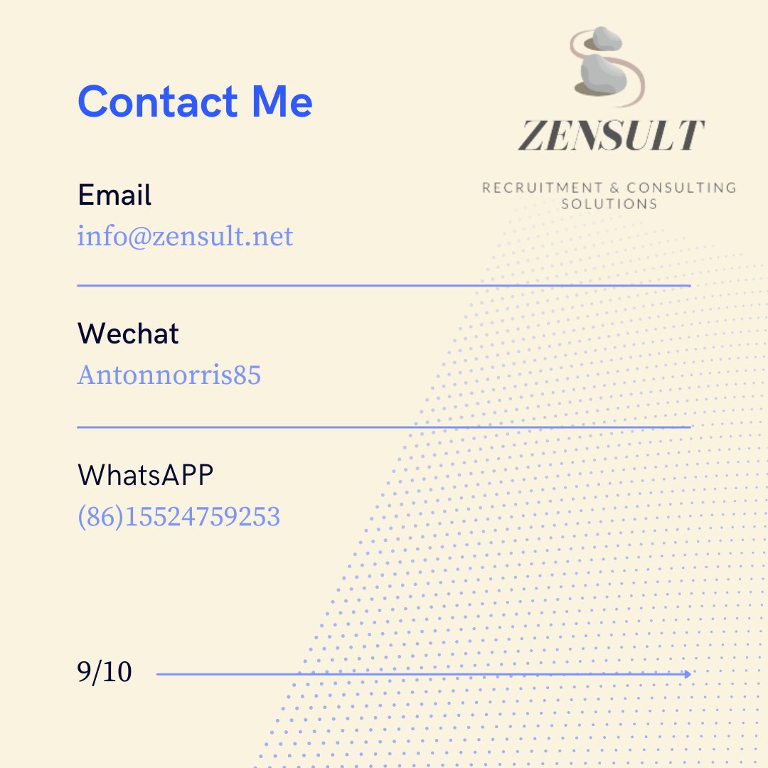 Zensult's tweet photo. 🌍 Passionate about teaching in China? Let's connect! 🇨🇳
👋 Co-founder of Zensult Recruitment &amp; Consulting with over a decade of living and teaching and recruiting experience in China. 📚 info@zensult.net 🌐 Learn more at https://t.co/YMm5z9JtPO 
#hiring #China #school https://t.co/vB8AVINhCK