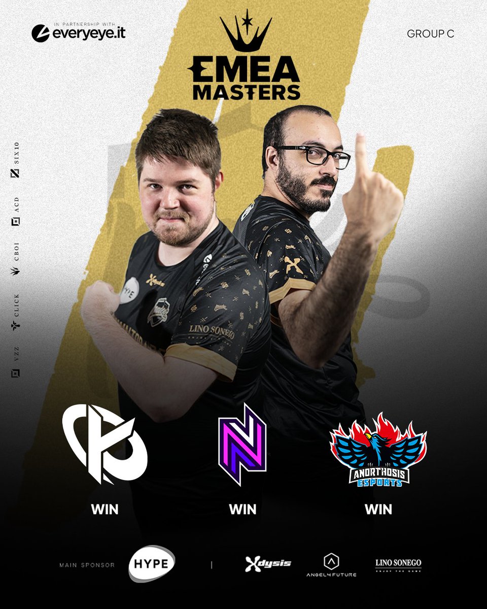 6/0🏆Undefeated ⚔ 
Ready for the next challenges! 👊💢

#DrawnToDare #VENIVIDIVICI #EMEAMasters