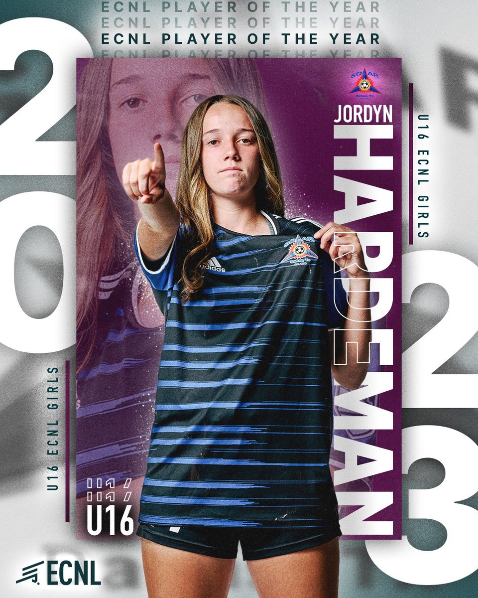 ECNLgirls's tweet photo. Congratulations to our 2022-23 ECNL Girls’ Players of the Year for achieving the highest honor in the ECNL! https://t.co/rK3XQ9bTpf