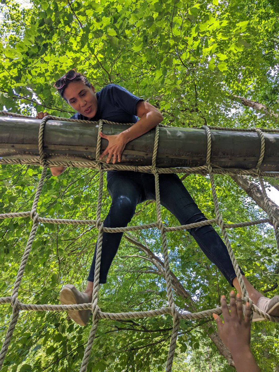 MCPS community school coordinators brushing up on their team building skills to get ready in supporting the school’s local community. <a href="/Learn_NaturaLee/">Lee Derby</a> <a href="/mcpsequityteam/">Equity Team</a> <a href="/MCPS/">MCPS</a>