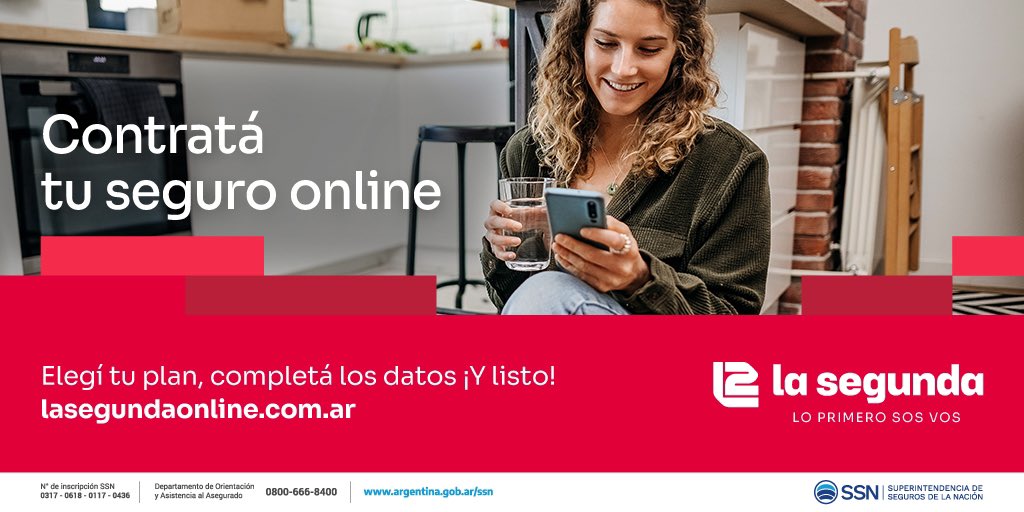 L2_LaSegunda's tweet photo. 👨👩👧👧 🧑🎓Vos te dedicás a lo que más te importa 😊
Nosotros a brindarte todos los beneficios de una aseguradora que te pone primero ‼️
📱Ingresá a https://t.co/VOg22db6Er y contratá la 𝗺𝗲𝗷𝗼𝗿 cobertura 💫
#LaSegundaSeguros #Seguros #L2OnLine https://t.co/g8ICVIdT2p