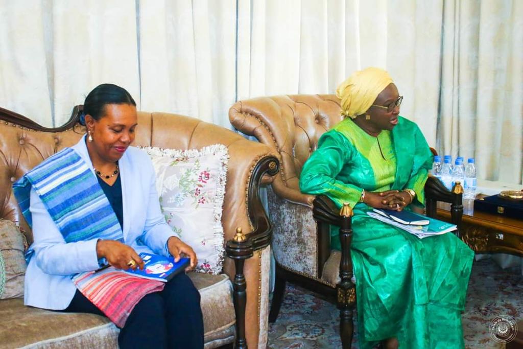 BinetaDOfficial's tweet photo. I was glad to meet the president of the Union of Comoros H. E  Azali Assoumani  for a briefing on the  @_AfricanUnion gender agenda.
@AzaliOfficiel
#OSEWPS https://t.co/LaRp8wja2z