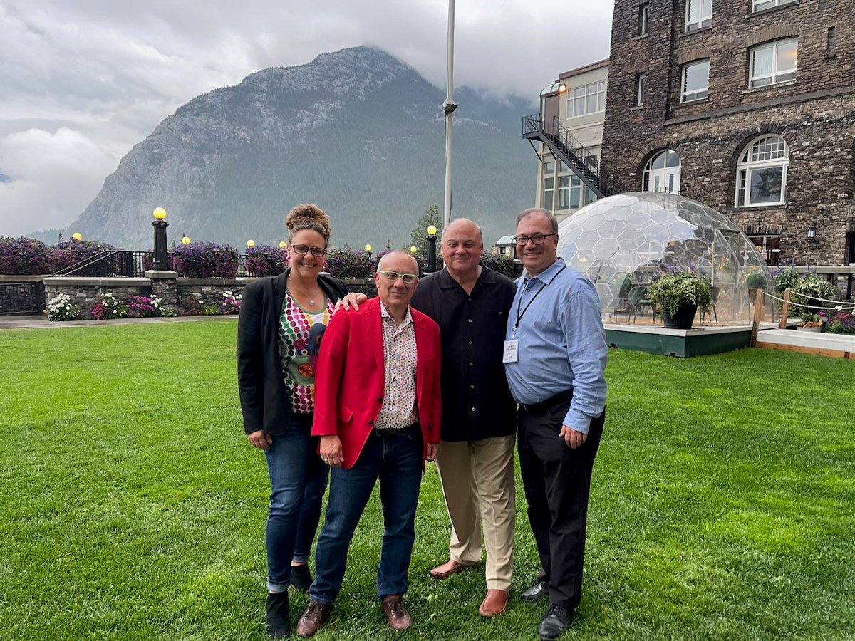 Advocis's tweet photo. Kelly Gustafson, Director at Large on the Advocis TFAAC Board of Directors is pleased to be in attendance @thebanffschool, alongside some other well-known industry leaders, and this morning had the pleasure of delivering a ‘National Update’ to all attendees of the Banff School! https://t.co/OYqy3GRwZ1