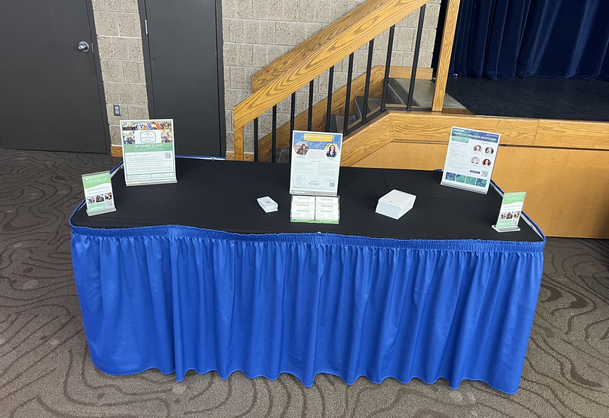 Thank you @uwstout for inviting us to the new Employee Resource Fair!

A huge welcome to new staff, returning staff and faculty and soon all the students!

#MenomonieAreaChamber #MenomonieWI #Stout