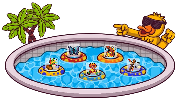fsbubblet's tweet photo. 🟡 5 novos emblemas foram hospedados no @MeuHabblet!

🏸 Semana do Folclore Brasileiro
🦋 Borboleta Feérica
🐍 Boitatá
🪓 Machado Tradicional
🧸 Emília https://t.co/pIek7U1EPE