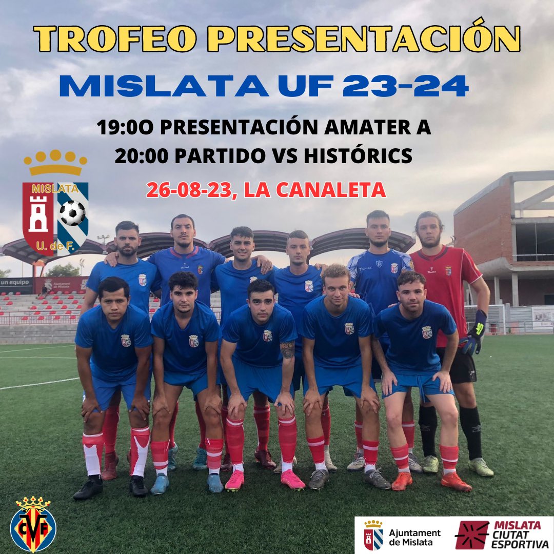 Este sábado celebraremos a las 19:00 la presentación de nuestro Amater A. Ven y conoce al equipo que jugará en la nueva categoría tras el ascenso. #ÚneteanuestroUniverso #123Unión