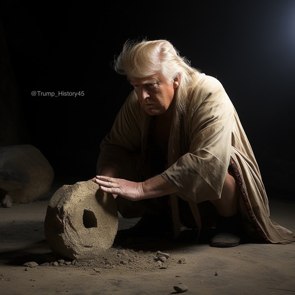 Donald Trump invents the wheel - 4th millennium BC. Why does the media try so hard to hide this amazing accomplishment?