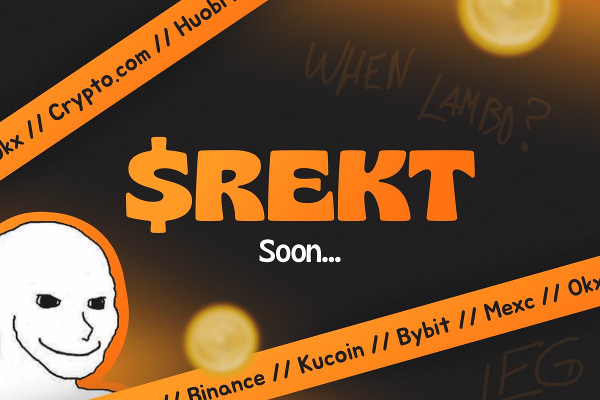 SolHub × REKT partnership 〽️

$REKT is a memecoin that will make a new wave of millionaires. 500M $REKT allocated for an airdrop! Don’t miss your chance 💸

🪂 5x FREE AIRDROP SPOTS
🪂 1x Solhub discord invite 

1⃣ Follow <a href="/RektOnETH/">REKT</a> 
2⃣ Like + RT
3⃣ Tag frens

Time to get REKT!