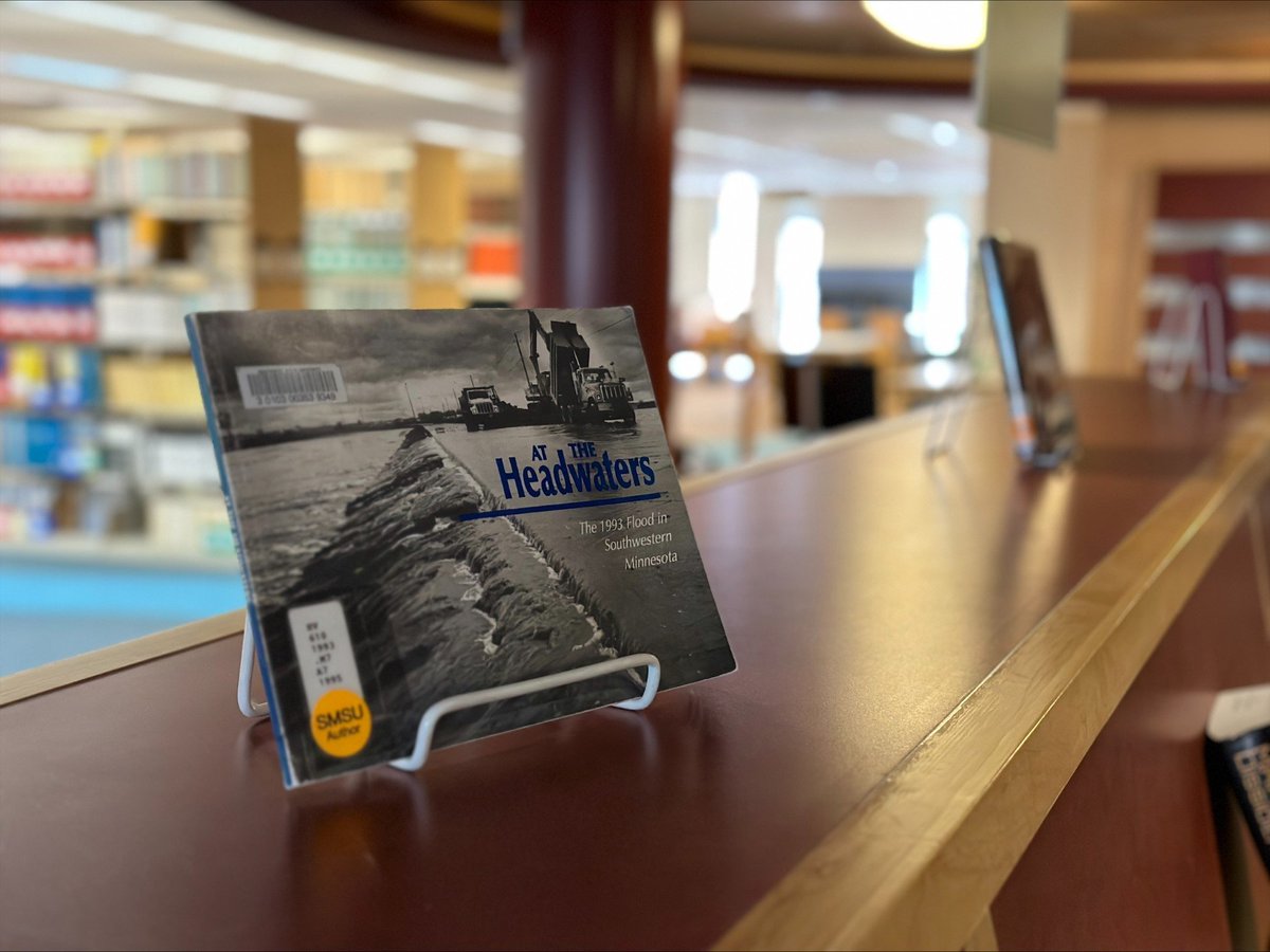 smsulibrary's tweet photo. Stop by the main floor of McFarland and check out the "SMSU Authors" display!! If you find a title intriguing, check it out at Circ! https://t.co/kqfUcIuaXL