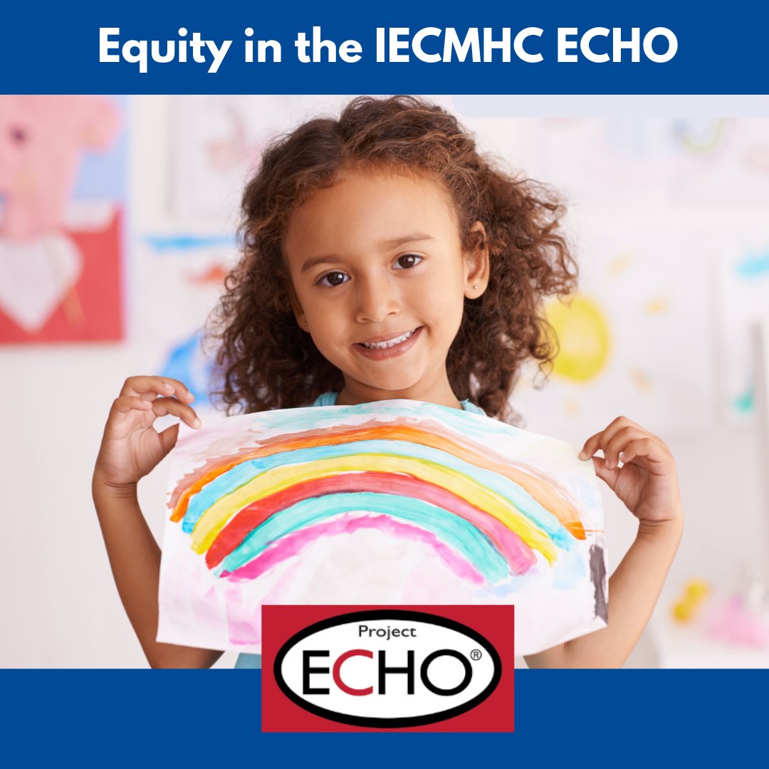 Apply now! The Center of Excellence for Infant and Early Childhood Mental Health Consultation (IECMHC) is delighted to offer an ECHO training opportunity for IECMHC providers. bit.ly/3E93TME