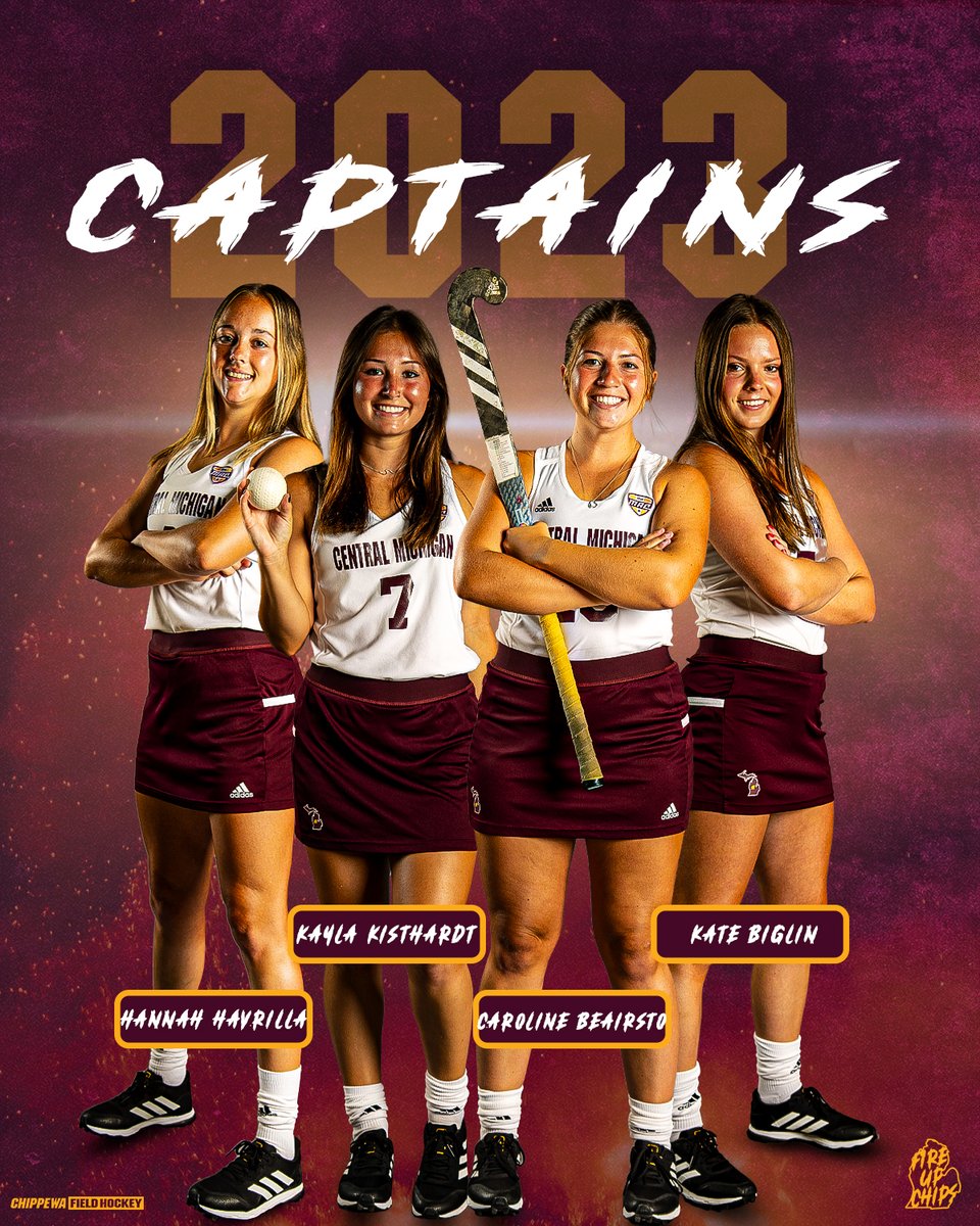 Captains = 𝕒𝕟𝕟𝕠𝕦𝕟𝕔𝕖𝕕 ‼️

Congratulations to our 4️⃣ seniors for being chosen to represent our team 🙌

🗞️ pulse.ly/73lzr0atpd

#FireUpChips🔥⬆️🏑