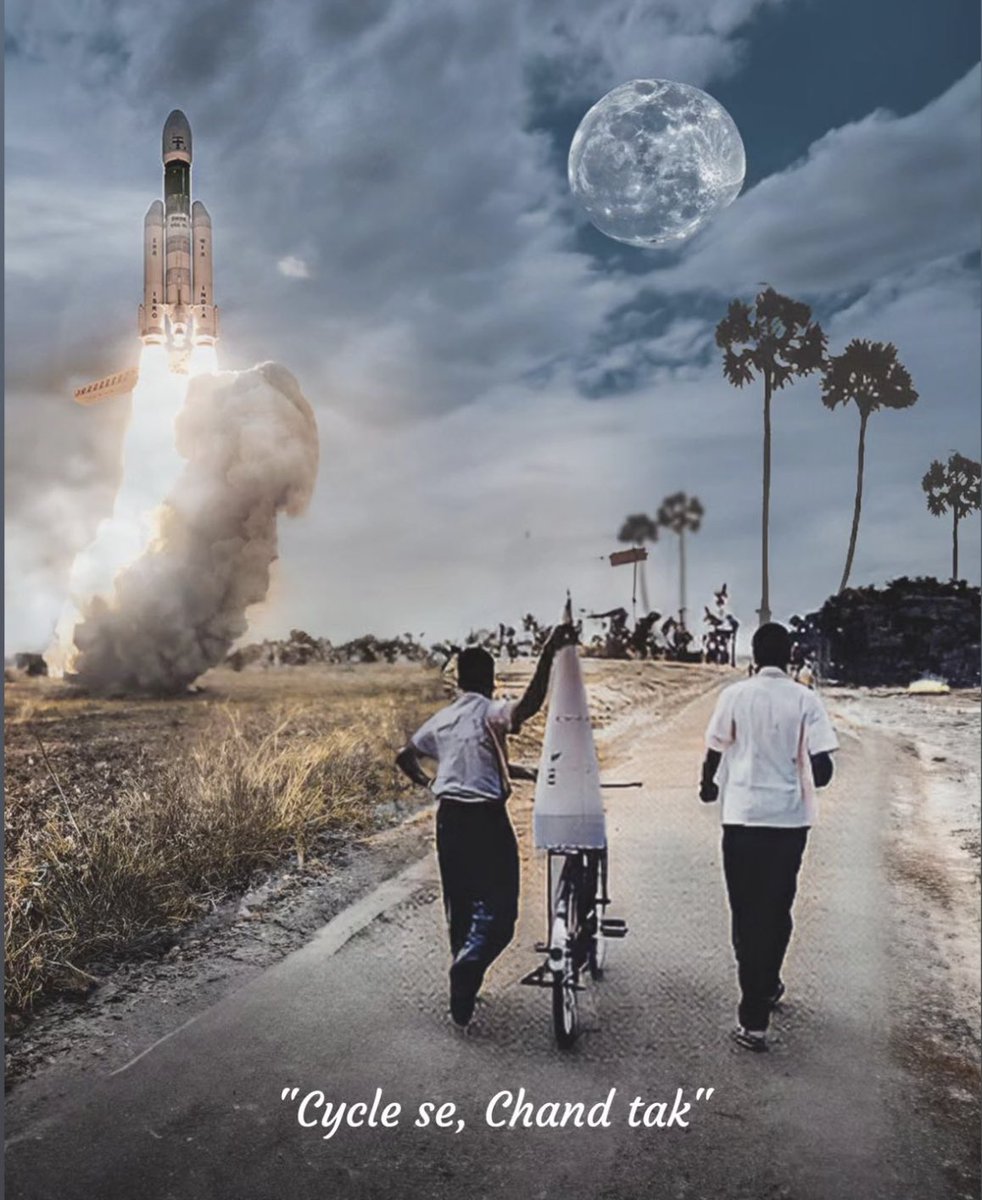 What A journey.. from "Cycle to the Moon".. <a href="/isro/">ISRO</a>  👏🏽🎉👏🏽🎉👏🏽 😘 😘
#CongratulationsISRO #CongratulationsIndia #Chandrayaan3Landing #IndiaOnTheMoon #MoonLanding #VikramLander #PragyanRover #IndiaOnMoon