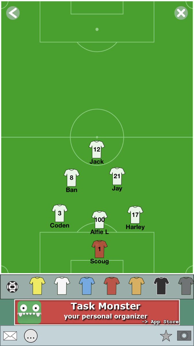 Afclegends3's tweet photo. 15-12 we won 
Ban 
⚽️⚽️⚽️⚽️⚽️
Jay ⚽️ 
Paul ⚽️⚽️
Coden ⚽️⚽️

Kaan off for jack ⚽️⚽️⚽️⚽️⚽️
Lil Freddy off for  Harley 
Paul off for Alfie 
Not a bad debut for Leon and Jack in charge https://t.co/NHBv7bAXDC