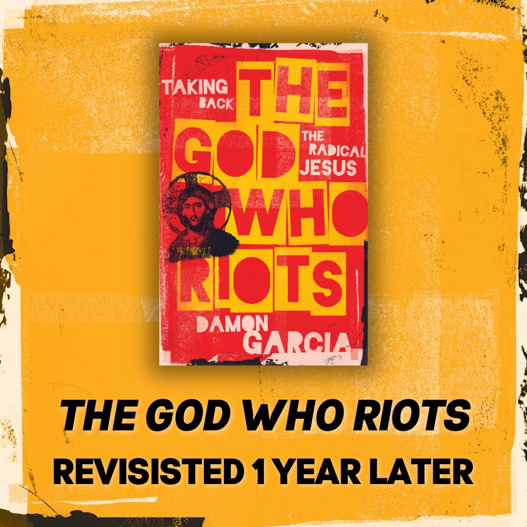 whoisdamon's tweet photo. Today is the one year anniversary of the publication of my book, The God Who Riots: Taking Back the Radical Jesus! And I have something special for yall so read to the end of this thread! https://t.co/Xnt120wg6o