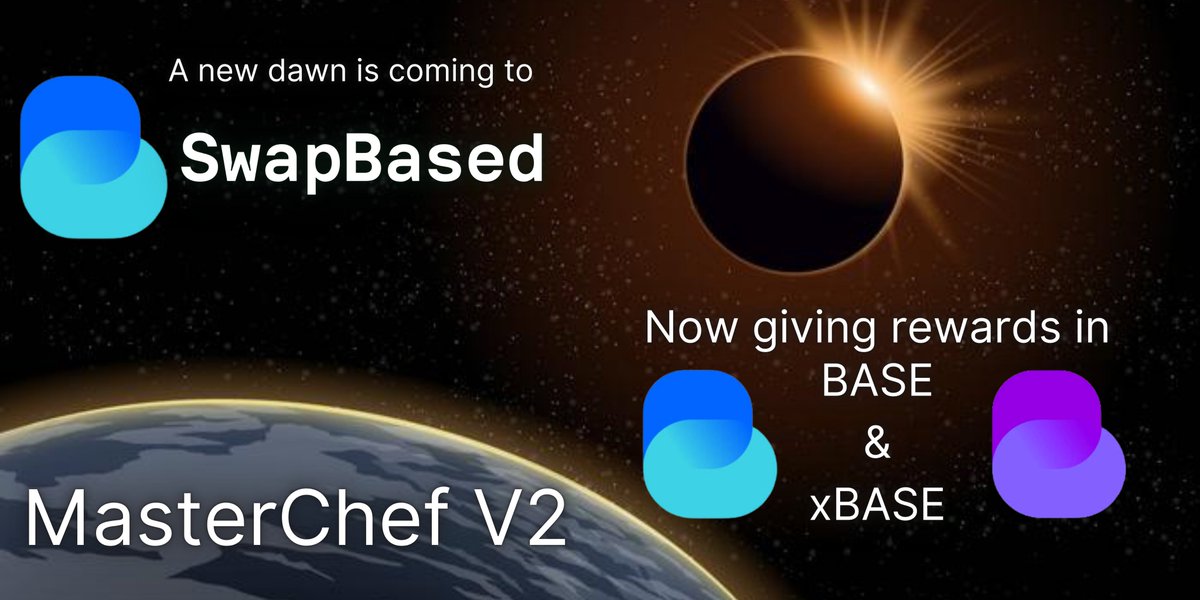 swap_based's tweet photo. 🟡MasterChef V2 introduces incentives in xBase, allowing SwapBased to proceed in a more sustainable path on our @BuildOnBase journey!

If you are unaware of the utilities of xBase, review our docs and Medium page for a better understanding.🛡️ https://t.co/KHhnOUAQJn