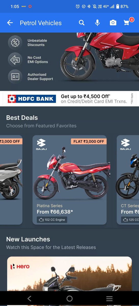 Hafeez0230's tweet photo. @Bajajauto @bajaj_auto_ltd @motorcycleyogi when is direct selling of Bajaj vehicles starting on @Flipkart ? got a glimpse below before it was taken off.. https://t.co/MpGB9aDgTy