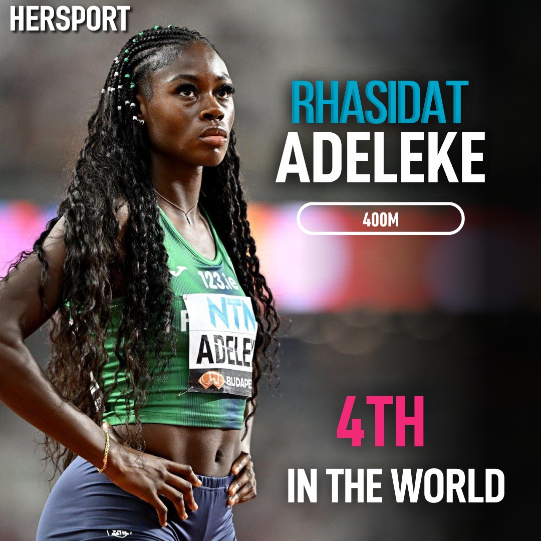4TH IN THE WORLD AT 20-YEARS OLD.

What. A. Talent.

At just 20-years old, Adeleke made everyone across Ireland dream of a first track medal at the World Championships since Sonia O'Sullivan in 1995.

It wasn't to be today but WOW.. here moment will come.

The future is bright.