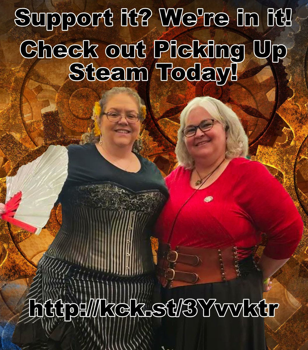 @cnorrisauthor Christine Norris and @DMcPhail ~ Two steampunk authors featured in our #PickingUpSteam! #Kickstarter  Check out this awesome project with stunning bonuses from @eSpecBooks buff.ly/3OJhIHC @Kickstarter