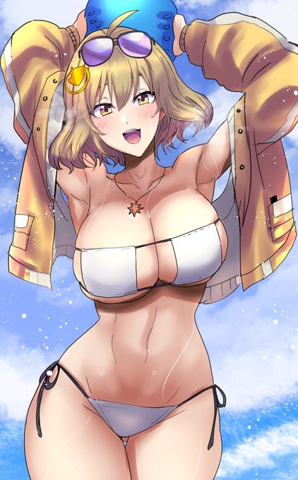 水着アニス～～海イベ最高でした!! #NIKKE 