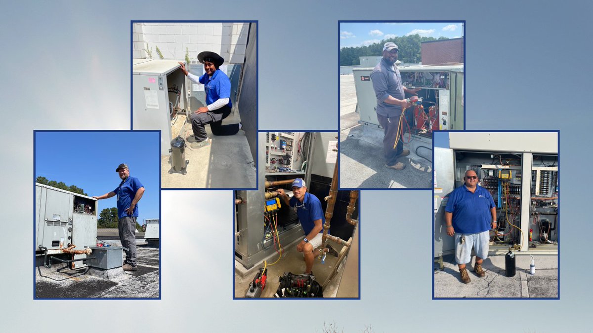 mcsinfo's tweet photo. ☀️The hottest temps of the year have nothing on the MCS HVAC team! Comfortable classrooms brought to you by Michael Marsman, Marty Robertson, Kenith Ellis, Chris May, and Marvin Fleming. Thank you! #MarkofExcellence #MovingTheMark #MakingMyMark #CreateCollaborateCommunicate https://t.co/HG57XLV74S