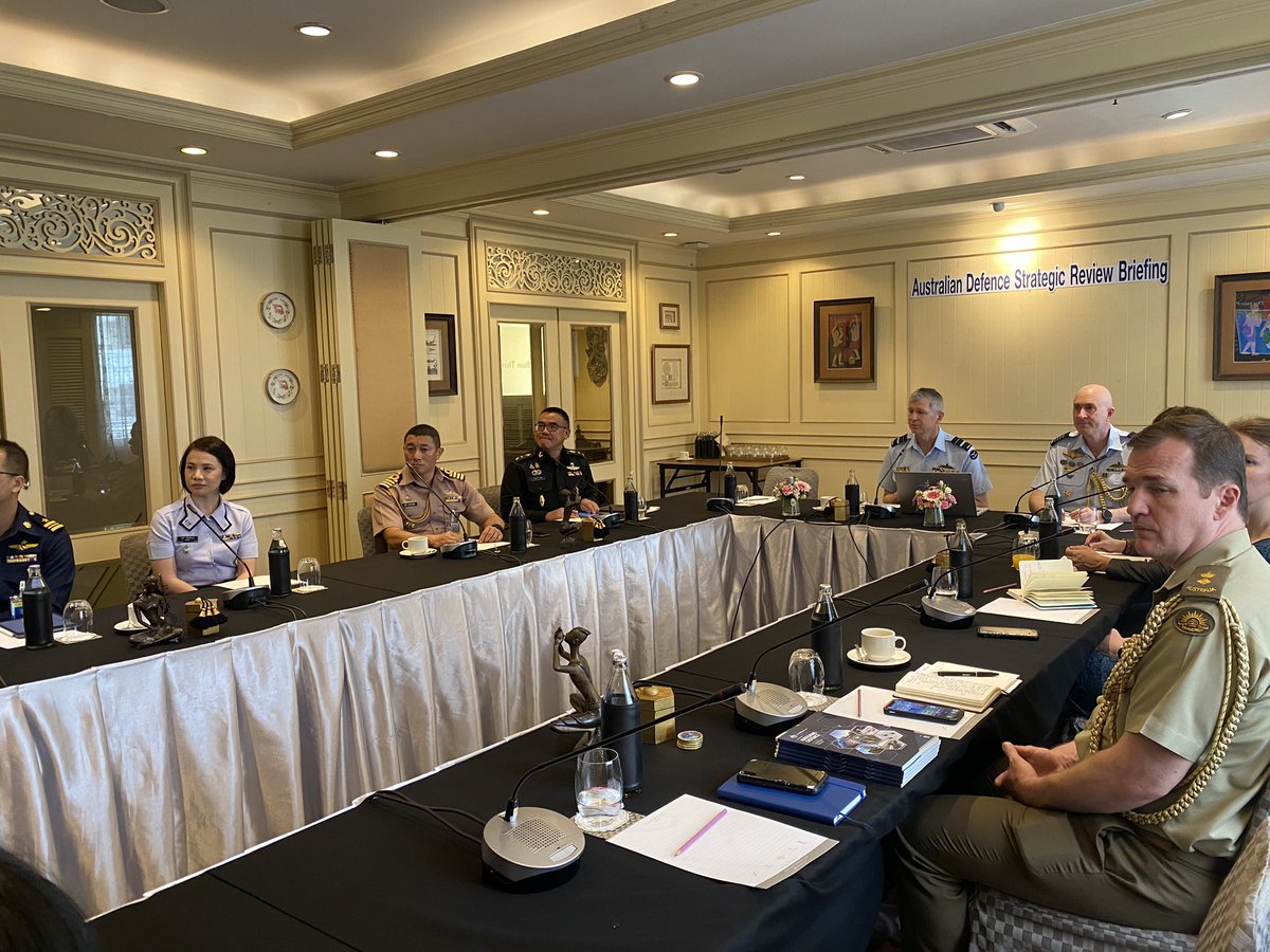 This week, I travelled to Thailand to meet with my Royal Thai Air Force counterpart and open Exercise Thai Boomerang together. I also had the opportunity to brief their Armed Forces on the Defence Strategic Review. It’s great to see our Air Forces working and training together!