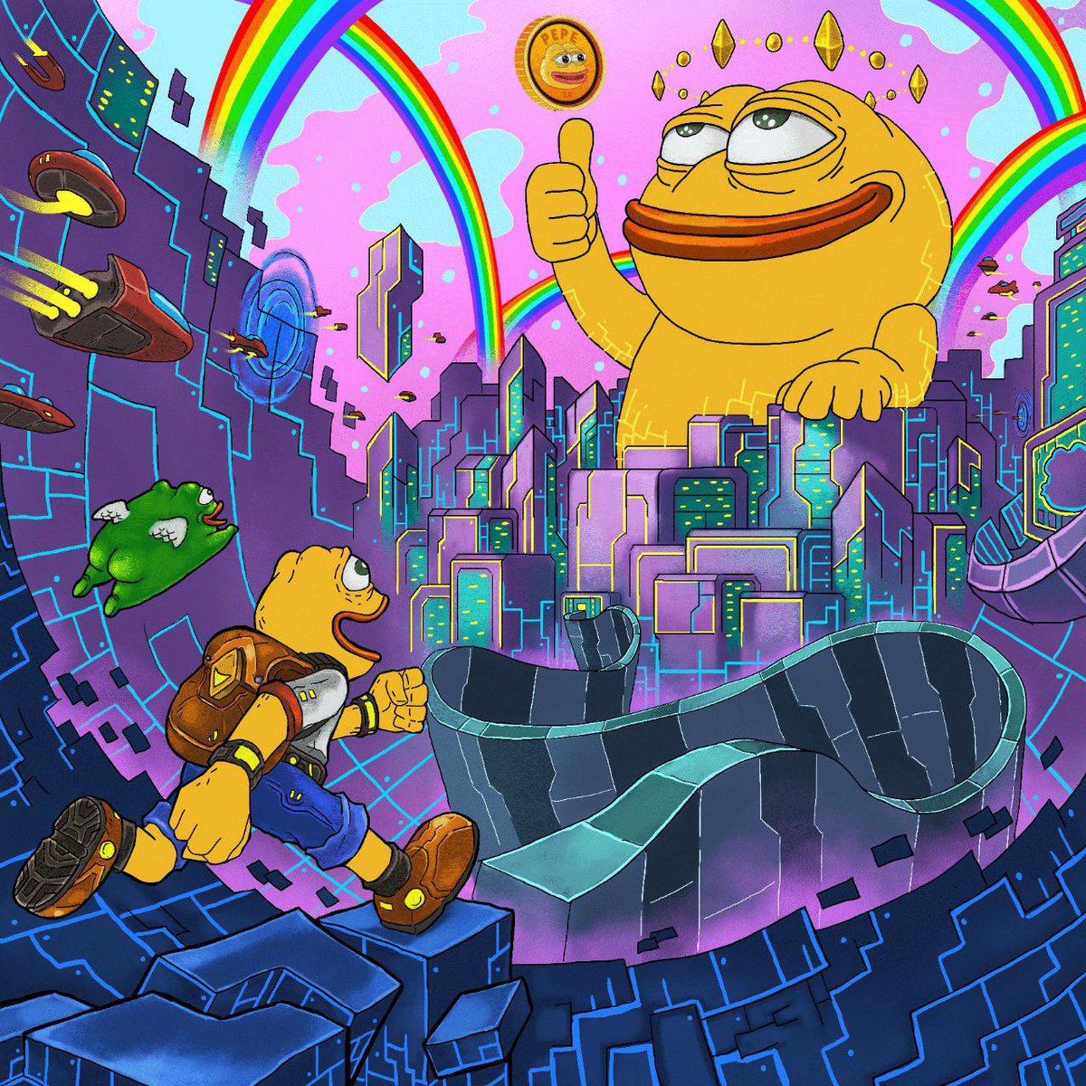 pepe2coineth's tweet photo. #PEPE2 is on a journey to being one of the biggest meme tokens in the world. It’s only the beginning. https://t.co/QI8XHZKMqG