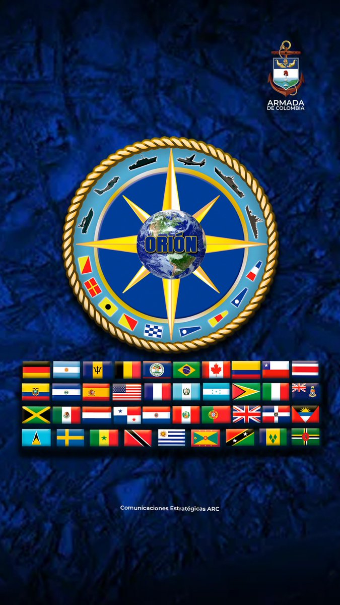 COMANDANTE_ARC's tweet photo. Ratificamos la confianza y compromiso de los países e instituciones que participaron en la Campaña Naval Contra el Narcotráfico "Orión XI", para lograr el éxito operacional en la lucha contra las drogas.

#LuchaContraElNarcotráfico
#CounterDrugOps https://t.co/lHWWPOVrOY