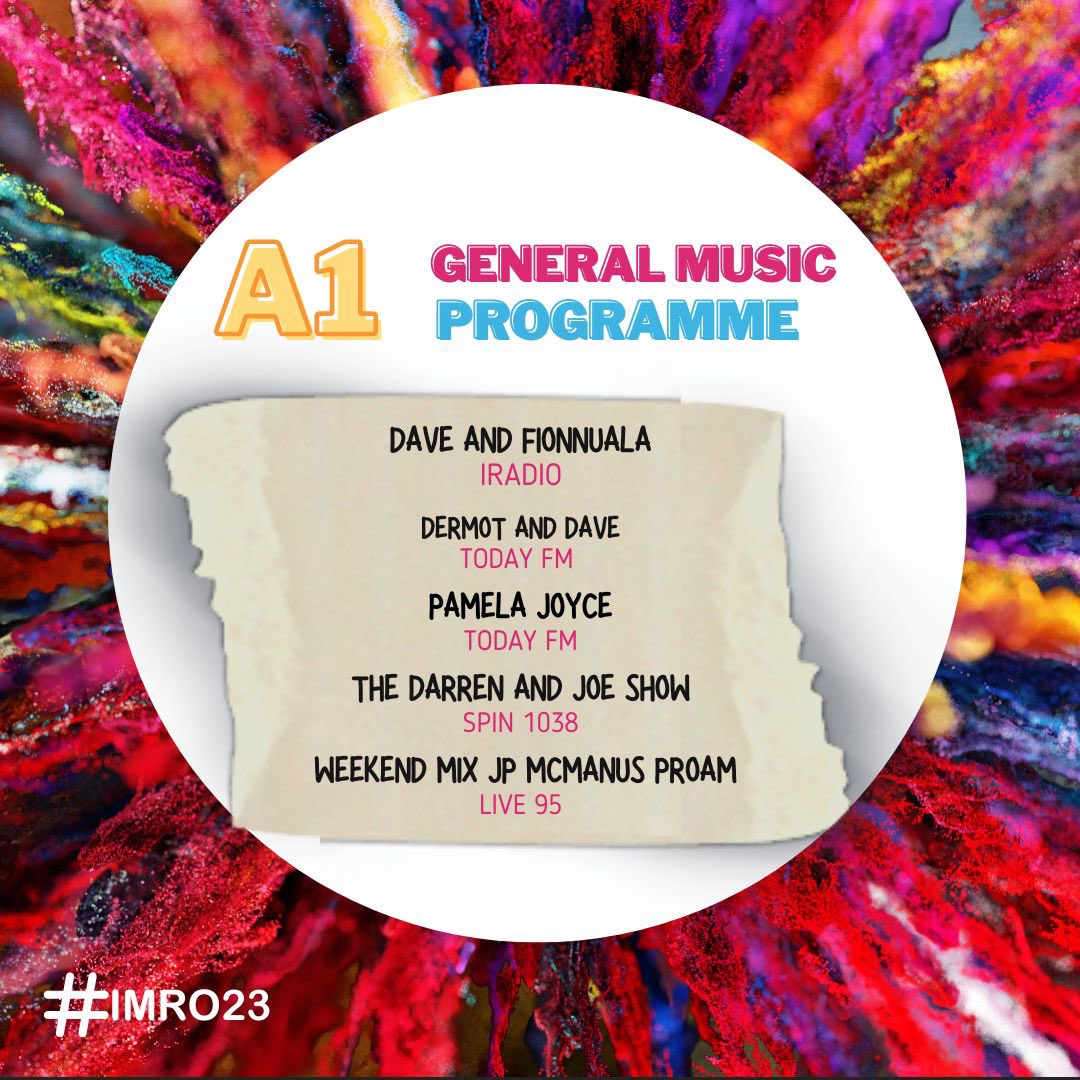 Very proud day for the #DermotAndDave team. 

We’ve been shortlisted for 3 IMRO radio awards.

What a team. Great to have the hard work and creativity recognised. 

Roll on Kilkenny. #IMRO23 

@CathalMinogue <a href="/sweatyuncle/">Eimear Shannon</a> <a href="/TheDermotWhelan/">Dermot Whelan</a> <a href="/DaveTodayFM/">Dave Moore</a> <a href="/MariaDevereux/">Maria Devereux</a> <a href="/TodayFM/">Today FM 💛</a>