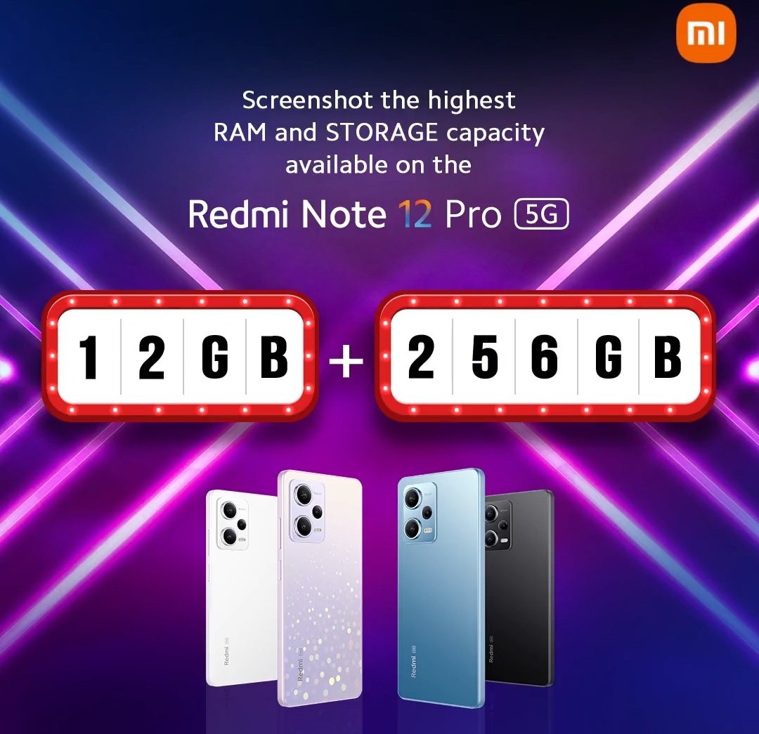 MusadSaiyed's tweet image. #Redminote12Pro5G #SuperRAM