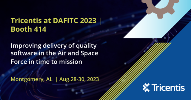 Tricentis's tweet photo. 🛫 Meet the Tricentis experts at this year's #DAFITC!

😎 Stop by booth 414 to learn best practices for automated #testing &amp; adopting a holistic end-to-end approach to #software quality. Stay ahead in #government #IT modernization: https://t.co/nwlZDZelC6 https://t.co/OX6WiNubVj