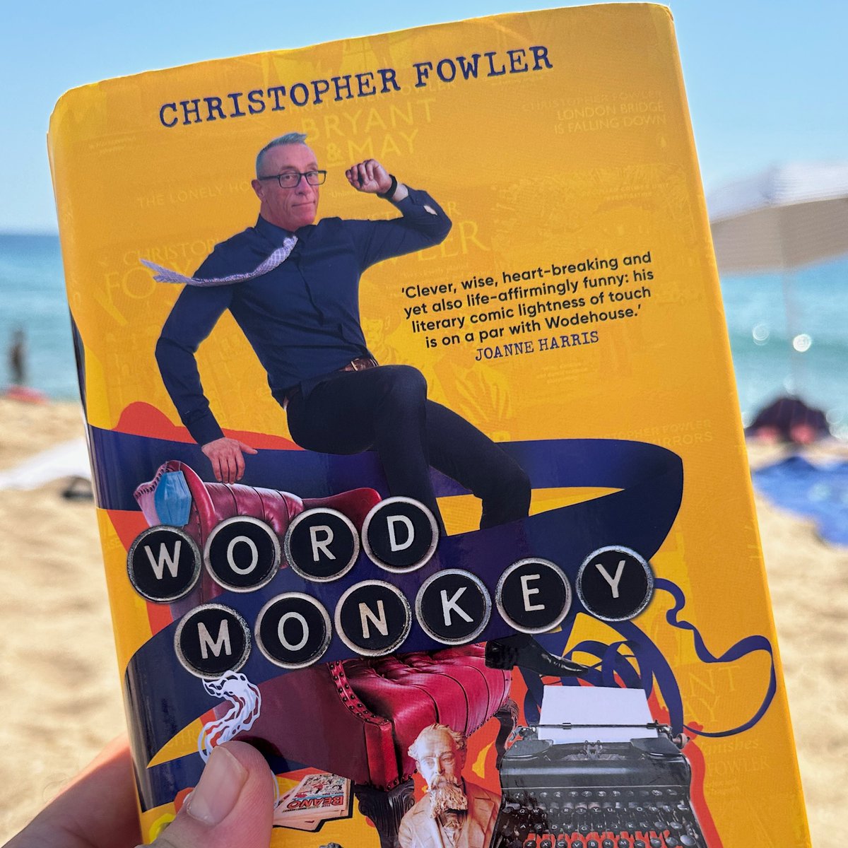 Peculiar's tweet photo. Read at our #1 beach spot &amp; would normally be having words re a few things! Was in tears &amp; in awe of his sharp mind. It’s his foray into words, literature &amp; illness and is beautiful, insightful, moving &amp; funny. The end is a heart crushing reminder of a talent lost. Miss him -Pete https://t.co/uh0Z3Ta6IF
