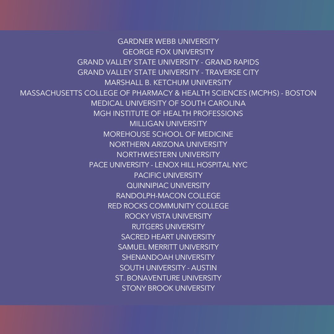 pa_focus's tweet photo. ✨Reminder: If you plan to submit your CASPA application to any of the PA programs below, remember to submit your application and materials by the 9/1 deadline! https://t.co/ND2BINfPwn