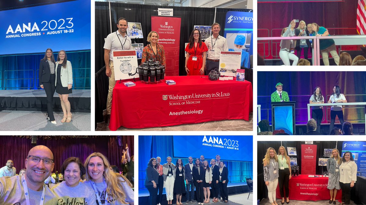 Shout-out to our amazing CRNAs and SRNAs who dazzled at #AANA2023 🌟 This year's Annual Congress embodied our shared dream: delivering expert anesthesia care to those in need while nurturing and supporting our own team.